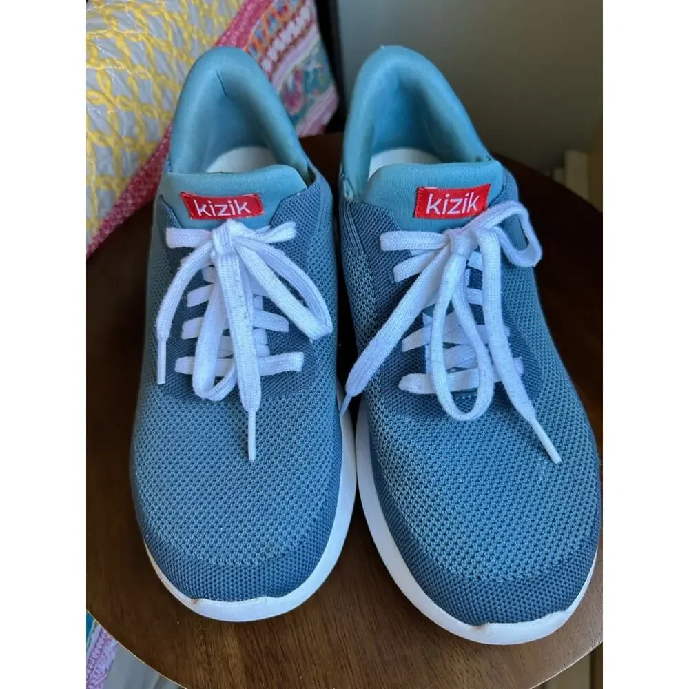 KIZIK Unisex Athens Sneaker Deep Sea Blue Hands Free Men’s 8W/Women’s 9.5 Wide